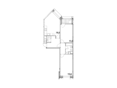 Москва, 2-х комнатная квартира, ул. Автозаводская д.Вл23, 12649995 руб.