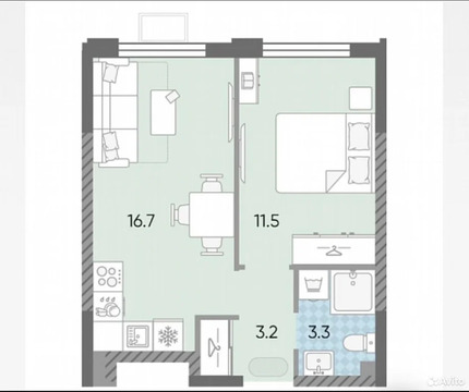 Москва, 1-но комнатная квартира, ул. Производственная д.19Aк2, 15850000 руб.