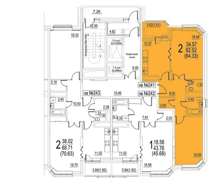 Москва, 2-х комнатная квартира, ул. Радиальная 6-я д.7, к 1, 8298570 руб.