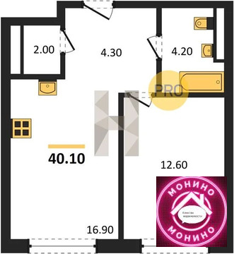 Москва, 1-но комнатная квартира, Крузенштерна ул. д.д. 7, 21609420 руб.