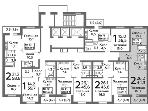 Балашиха, 2-х комнатная квартира, микрорайон Павлино д., 3470905 руб.