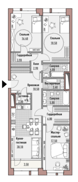 Москва, 3-х комнатная квартира, ул. Новослободская д.24, 65670000 руб.