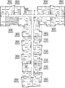 Москва, 2-х комнатная квартира, ул. Саморы Машела д.5, 8005725 руб.