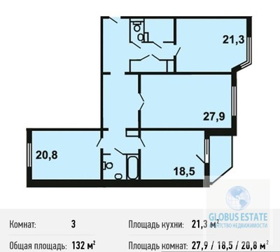 Москва, 3-х комнатная квартира, ул. Главмосстроя д.5с1, 14494128 руб.