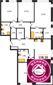 Москва, 4-х комнатная квартира, ул. Автозаводская д.д. 23/70, 66211607 руб.