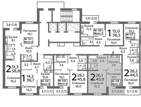 Балашиха, 2-х комнатная квартира, микрорайон Павлино д., 3588430 руб.