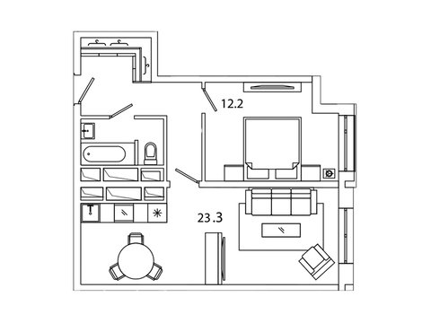 Москва, 1-но комнатная квартира, Рязанский пр-кт. д.2, 8601510 руб.