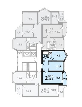 Москва, 2-х комнатная квартира, ул. Рождественская д.33, 5200000 руб.