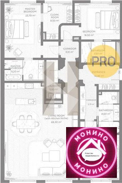 Москва, 3-х комнатная квартира, Большой Черкасский пер. д.д. 4, 572005000 руб.