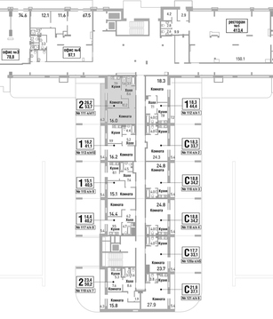 Москва, 2-х комнатная квартира, ул. Саморы Машела д.5, 7759650 руб.