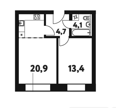 Москва, 2-х комнатная квартира, ул. Фестивальная д.15, 17000000 руб.