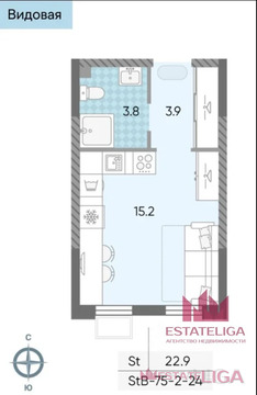 Москва, 1-но комнатная квартира, ул. Производственная д.19Ак2, 10000000 руб.