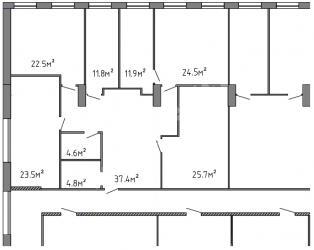 Аренда Офис 167 кв.м., 14350 руб.