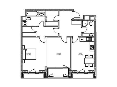 Москва, 2-х комнатная квартира, ул. Автозаводская д.Вл23, 25138493 руб.