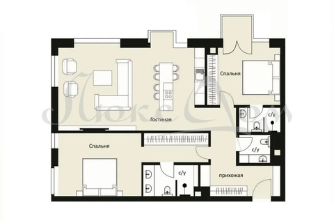 Москва, 3-х комнатная квартира, ул. Братьев Фонченко д.3 корп. 8, 110000000 руб.