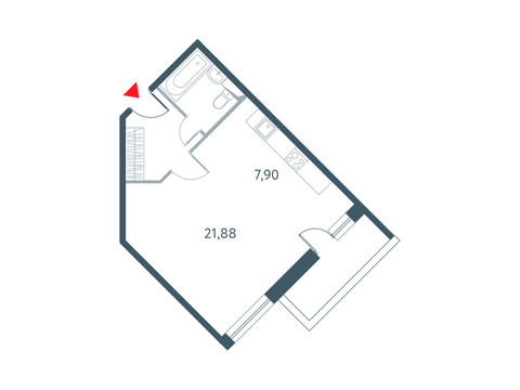 Москва, 1-но комнатная квартира, ул. Викторенко д.11С24, 9933815 руб.