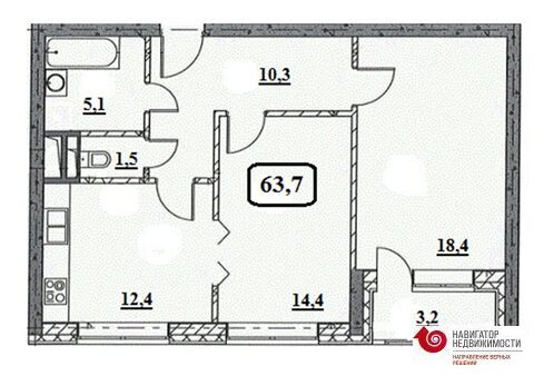 Москва, 2-х комнатная квартира, пр-кт Будённого д.д. 51к1, 11431876 руб.