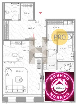Москва, 1-но комнатная квартира, ул. Никольская д.д. 10/2, 250500000 руб.