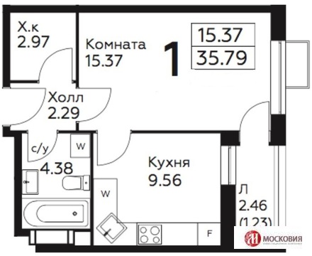 Бутово, 1-но комнатная квартира, Александры Монаховой д.4, 3950000 руб.