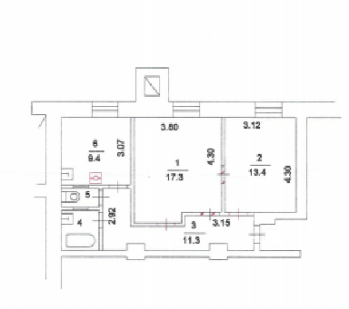 Москва, 2-х комнатная квартира, Щипковский 1-й пер. д.25 к1, 11000000 руб.