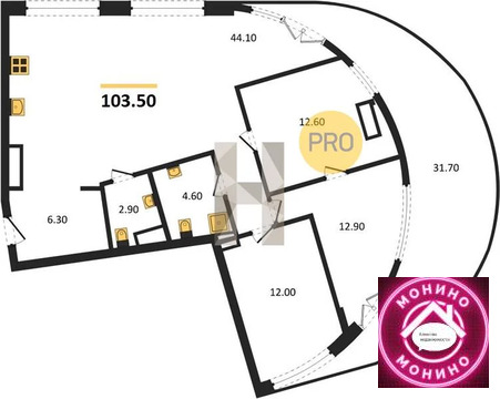 Москва, 3-х комнатная квартира, ул. Нижние Мневники д.д. 7, 80895600 руб.