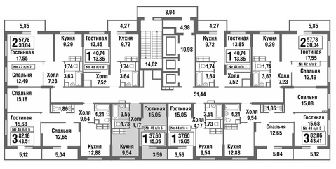 Москва, 1-но комнатная квартира, улица Татьянин Парк д., 4785370 руб.