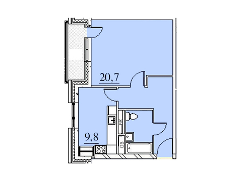 Москва, 1-но комнатная квартира, ул. Автозаводская д.23стр120, 7117987 руб.