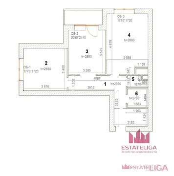 Москва, 2-х комнатная квартира, ул. Берзарина д.32, 27500000 руб.