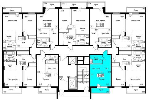 Октябрьский, 1-но комнатная квартира, ул. Ленина д.25, 2350000 руб.