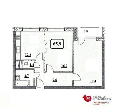 Москва, 2-х комнатная квартира, пр-кт Будённого д.д. 51, 11952391 руб.