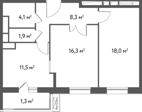 Москва, 2-х комнатная квартира, ул. Нагатинская д.вл.4, к.3, 10867800 руб.