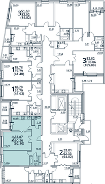 Москва, 2-х комнатная квартира, ул. Радиальная 6-я д.7, к 30, 5589000 руб.