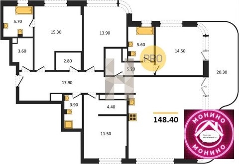 Москва, 4-х комнатная квартира, ул. Нижние Мневники д.д. 2, 99324120 руб.