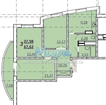 Лыткарино, 3-х комнатная квартира, ул. Первомайская д.19, 5600000 руб.