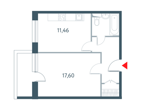 Москва, 1-но комнатная квартира, ул. Викторенко д.11С24, 10993973 руб.