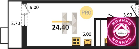 Москва, 1-но комнатная квартира, Эдварда Грига ул. д.д. 37.2, 9935680 руб.