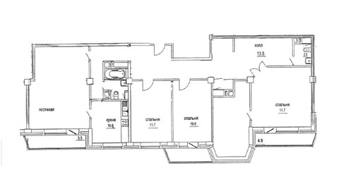 Москва, 5-ти комнатная квартира, ул. Космонавтов д.10, 59900000 руб.