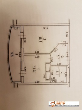 Балашиха, 1-но комнатная квартира, ул. Демин луг д.4, 3550000 руб.