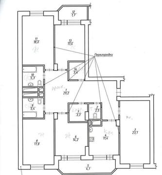 Климовск, 5-ти комнатная квартира, Больничный проезд д.2 к2, 8600000 руб.