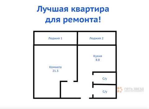 Москва, 1-но комнатная квартира, ул. Инженерная д.15, 10990000 руб.