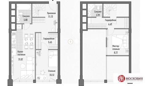 Москва, 2-х комнатная квартира, ул. Шереметьевская д.13 к2, 13240000 руб.