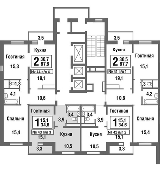 Балашиха, 1-но комнатная квартира, микрорайон Павлино д., 2726341 руб.