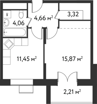 Москва, 1-но комнатная квартира, ул. Фабрициуса д.18 стр. 1, 7041958 руб.