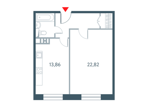 Москва, 1-но комнатная квартира, ул. Викторенко д.11С24, 12522563 руб.