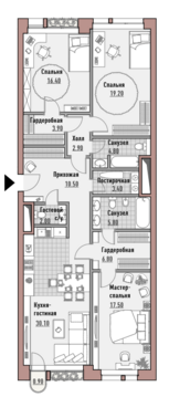 Москва, 3-х комнатная квартира, ул. Новослободская д.24, 50490000 руб.