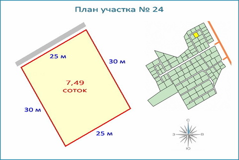 Участок 7,4 соток в новом кп, ипотека, 10 км от ЗЕЛАО г. Москвы, 1348200 руб.