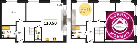 Москва, 4-х комнатная квартира, ул. Автозаводская д.д. 21, 87702430 руб.