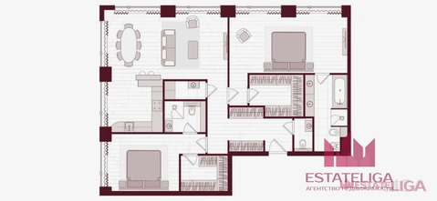 Москва, 3-х комнатная квартира, Ленинградский пр-кт. д.37/6, 92700000 руб.