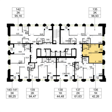 Москва, 1-но комнатная квартира, ул. Берзарина д.д. 28, корп. 1, 9430400 руб.