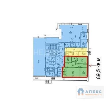 Аренда офиса 90 м2 м. Бауманская в бизнес-центре класса С в Басманный, 26700 руб.